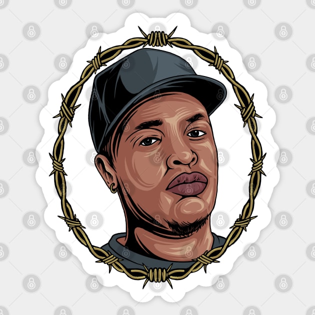 The Chronic Dr. Dre Sticker by Eterfate Studio